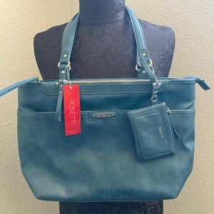 Blue Rosetti Purse